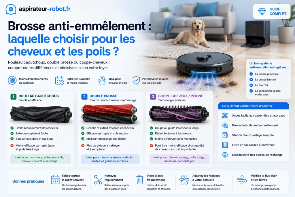 Brosse anti-emmêlement : laquelle choisir pour les cheveux et les poils ?