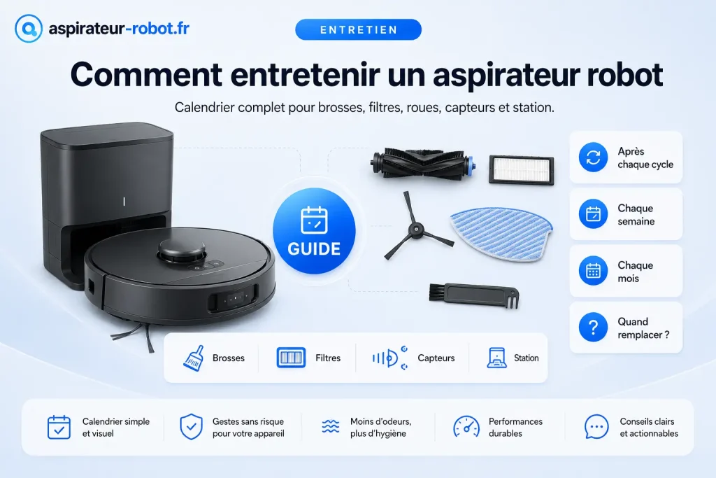Comment entretenir un aspirateur robot