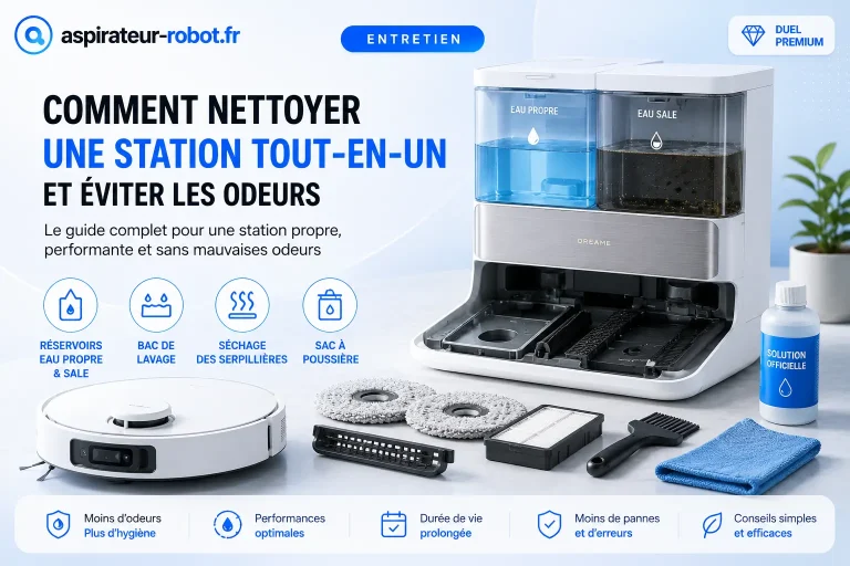Comment nettoyer une station tout-en-un et éviter les odeurs