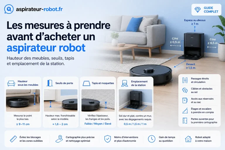 Les mesures à prendre avant d’acheter un aspirateur robot