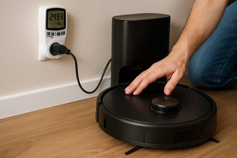 La consommation d'un aspirateur robot est souvent faible… mais celle de sa station mérite qu'on s'y intéresse